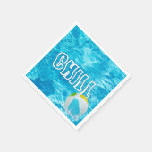 Summer Pool Party Fun Napkins Servet (Hoek)