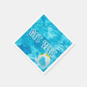 Summer Pool Party Fun Napkins Servet (Hoek)