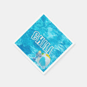Summer Pool Party Fun Napkins Servet (Hoek)