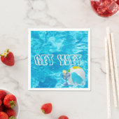 Summer Pool Party Fun Napkins Servet (Insitu)