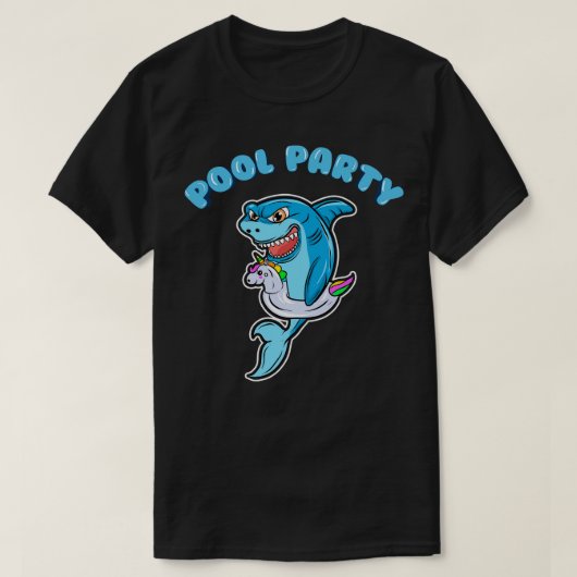 Summer Pool Party Fun T-shirt (Design voorkant)