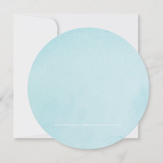 Summer Pool Party Kaart (Achterkant)