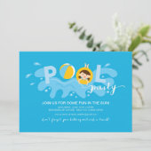 Summer Pool Party Kaart (Staand voorkant)