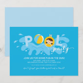 Summer Pool Party Kaart (Voorkant / Achterkant)