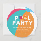 Summer Pool Party Kaart (Voorkant)