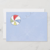 Summer Pool Party Schattigee Aangepaste Kaart (Achterkant)