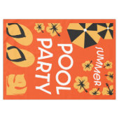 Summer Pool Party Tablecloth Tafelkleed (Voorkant (Horizontaal))
