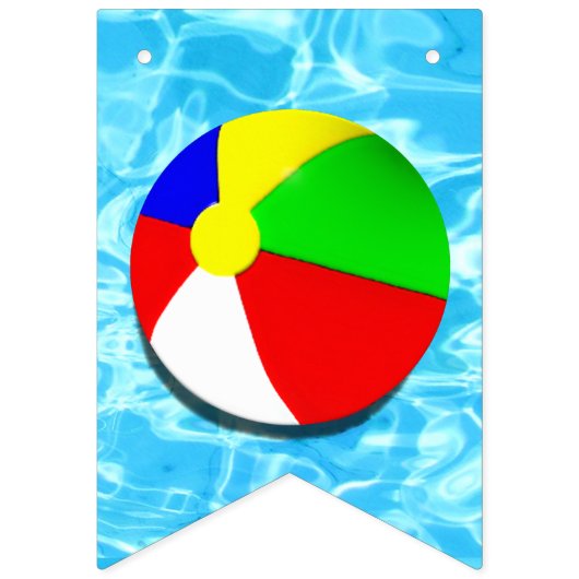 Summer Pool Party Vlaggetjes (Derde vlag)