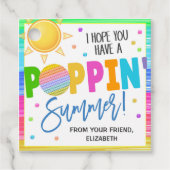 Summer Pop It Gift Labels (Voorkant)