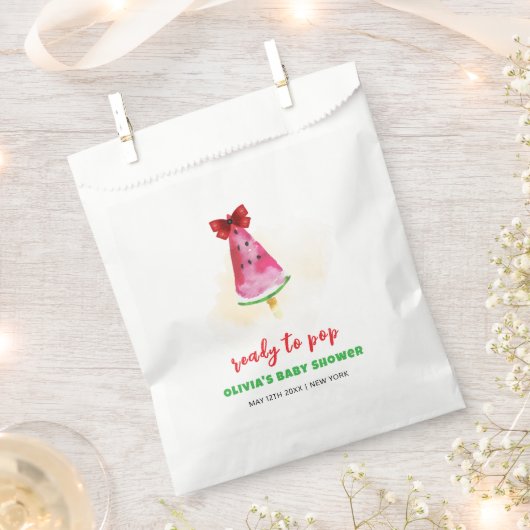 Summer Popcicle klaar voor de Pop Ice Cream Baby s Bedankzakje (Geknipt)