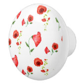 Summer Poppies Knob Keramische Knop (Rechts)