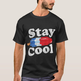 Summer Popsicle Blijf Cool Funny Bomb Retro 80's P T-shirt
