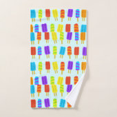 Summer Popsicle Pattern Bath Towelset Bad Handdoek (Handdoek)