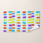 Summer Popsicle Pattern Bath Towelset Bad Handdoek (Handdoek)