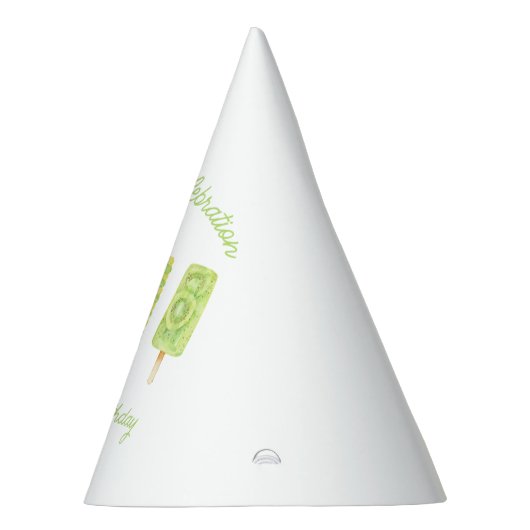 Summer Popsicle verjaardagsfeestje Feesthoedjes (Rechts)