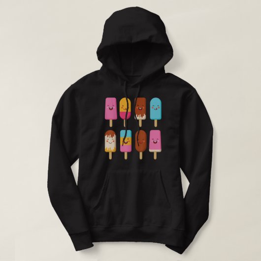 Summer Popsics Creamsicles ijsbars met C Hoodie (Design voorkant)