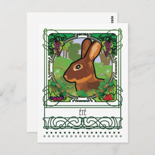 SUMMER POST CARD BRIEFKAART (Voorkant / Achterkant)