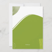 Summer Potluck Party Kaart (Achterkant)