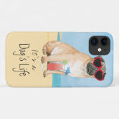 Summer Pug Case-Mate iPhone Case (Achterkant (horizontaal))