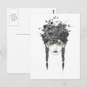 Summer Queen Briefkaart (Voorkant / Achterkant)