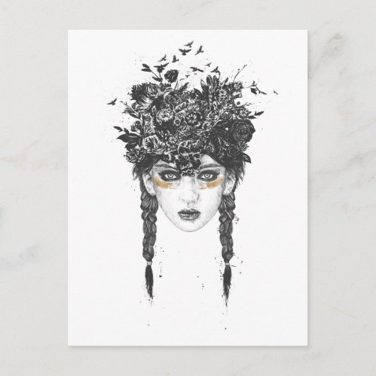 Summer Queen Briefkaart (Voorkant)