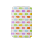 Summer Rainbow Popsicles Pattern Badmat (Voorkant Verticaal)