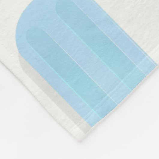 Summer Rainbow Popsicles Pattern Fleece Deken (Hoek)