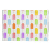Summer Rainbow Popsicles Pattern Kussensloop (Achterkant)