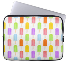 Summer Rainbow Popsicles Pattern Laptop Sleeve