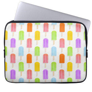 Summer Rainbow Popsicles Pattern Laptop Sleeve