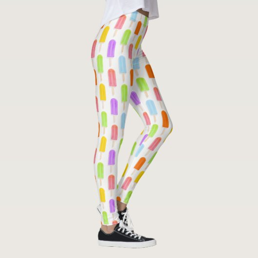 Summer Rainbow Popsicles Pattern Leggings (Rechts)