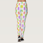 Summer Rainbow Popsicles Pattern Leggings (Achterkant)