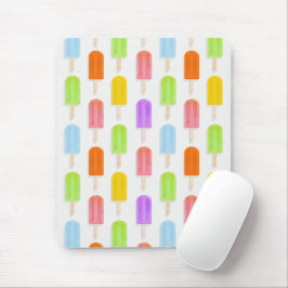 Summer Rainbow Popsicles Pattern Muismat
