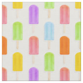 Summer Rainbow Popsicles Pattern Stof (Close Up)