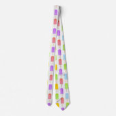 Summer Rainbow Popsicles Pattern Stropdas (Achterkant)