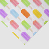 Summer Rainbow Popsicles Pattern Tissuepapier (Detail)