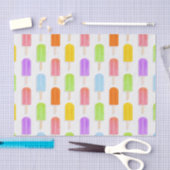 Summer Rainbow Popsicles Pattern Tissuepapier (Craft)