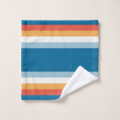 Summer Rainbow Stripes Bad Handdoek (Wasdoekje)