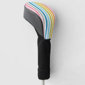 Summer Rainbow Stripes Golfheadcover (Schuin)