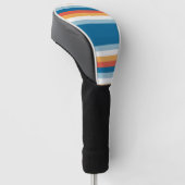 Summer Rainbow Stripes Golfheadcover (Schuin)