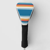 Summer Rainbow Stripes Golfheadcover (Voorkant)