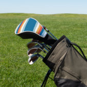 Summer Rainbow Stripes Golfheadcover (Insitu)