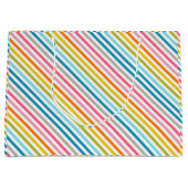 Summer Rainbow Stripes Groot Cadeauzakje (Voorkant)