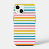 Summer Rainbow Stripes iPhone Hoesje (Achterkant)