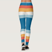 Summer Rainbow Stripes Leggings (Achterkant)