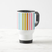 Summer Rainbow Stripes Reisbeker (Voorkant rechts)