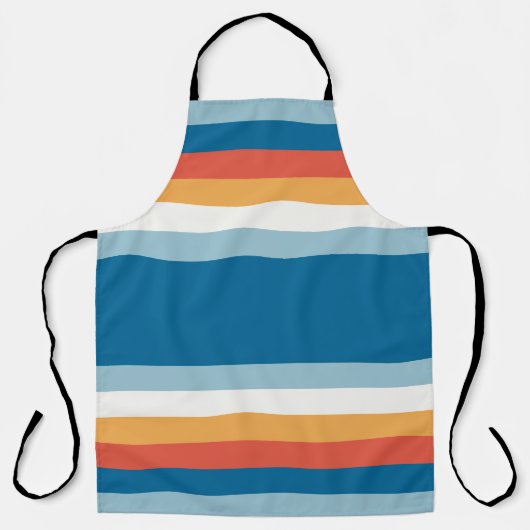 Summer Rainbow Stripes Schort (Voorkant)