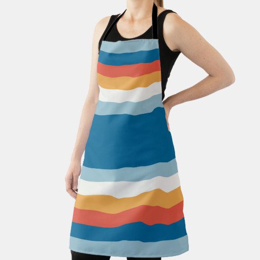 Summer Rainbow Stripes Schort (Insitu)