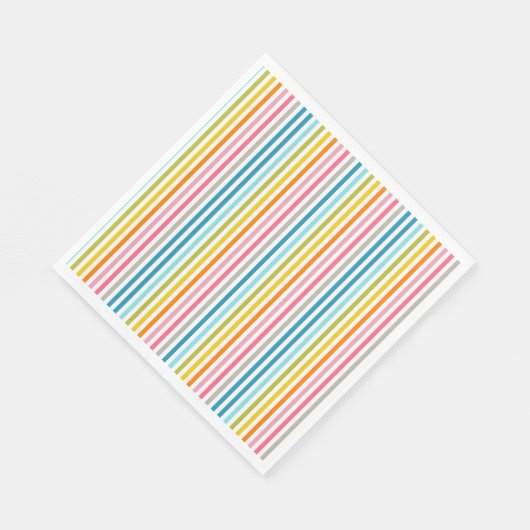 Summer Rainbow Stripes Servet (Hoek)