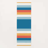 Summer Rainbow Stripes Yogamat (Achterkant)